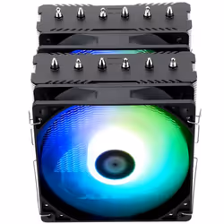 Thermalright PA120 SE ARGB système de refroidissement d’ordinateur Processeur Dissipateur thermique/Radiateur 12 cm Bleu, Métallique 1 pièce(s)
