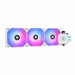 Thermalright Aqua Elite 360 V3, Refroidisseur de liquide tout-en-un, 12 cm, 66,17 cfm, Blanc