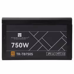 Thermalright TB-750S unité d'alimentation d'énergie 750 W 20+4 pin ATX ATX Noir