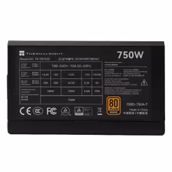 Thermalright TB-750S unité d'alimentation d'énergie 750 W 20+4 pin ATX ATX Noir - Vue supplémentaire 4