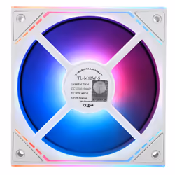 Thermalright TL-M12W-S système de refroidissement d’ordinateur Processeur Ventilateur 12 cm Blanc 1 pièce(s)