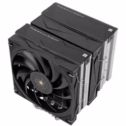 Thermalright Royal knight 120 Processeur Refroidisseur d'air 12 cm Noir, Argent