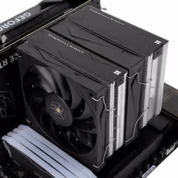 Thermalright Royal knight 120 Processeur Refroidisseur d'air 12 cm Noir, Argent - Vue supplémentaire 8