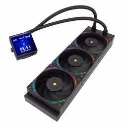 Thermalright Hyper Vision 360 ARGB BLACK Processeur Kit de refroidissement du liquide 12 cm Noir 1 pièce(s) - Vue supplémentaire 4