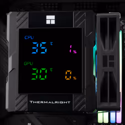 Thermalright Peerless Assassin 120 Digital ARGB Processeur Dissipateur thermique/Radiateur 12 cm Noir - Vue supplémentaire 6