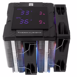 Thermalright Peerless Assassin 120 Digital ARGB Processeur Dissipateur thermique/Radiateur 12 cm Noir - Vue supplémentaire 8