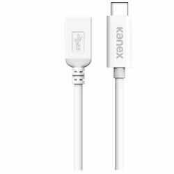 Kanex KU3CA107I, 1,2 m, USB A, USB C, USB 3.2 Gen 1 (3.1 Gen 1), Mâle/Femelle, Blanc