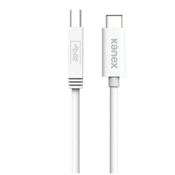 Kanex KU3CSB111M câble USB 1,2 m USB 3.2 Gen 1 (3.1 Gen 1) USB C USB B Blanc