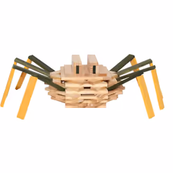 Kapla 80.0017, Elements de jeu de construction, 2 an(s), Bois de pin, 75 pièce(s)