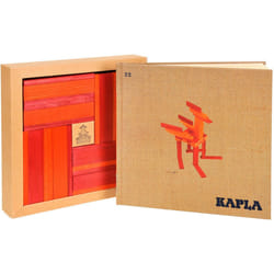 Kapla 40 Rouge Et Orange + Livre