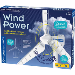 Thames & Kosmos Wind Power (V 4.0), Kit d'expériences, Énergie renouvelable, 8 an(s), Blanc