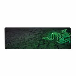 Razer Goliathus Control, Noir, Vert, Image, Tapis de souris de jeu
