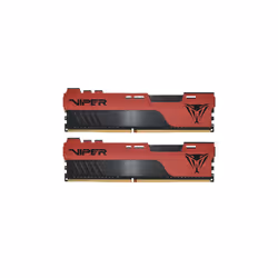 Patriot Memory Viper Elite PVE2464G320C8K, 64 Go, 2 x 32 Go, DDR4, 3200 MHz, 288-pin DIMM, Noir, Rouge