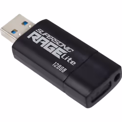 Patriot Memory Supersonic Rage Lite lecteur USB flash 128 Go USB Type-A 3.2 Gen 1 (3.1 Gen 1) Noir, Bleu