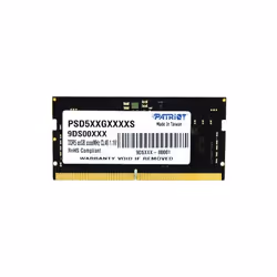 Patriot Memory Signature PSD58G480041S, 8 Go, 1 x 8 Go, DDR5, 4800 MHz, 262-pin SO-DIMM