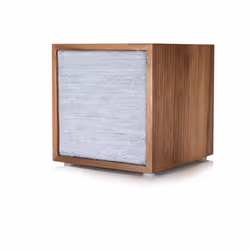 Tivoli Audio CUBE Enceinte portable stéréo Gris, Noyer