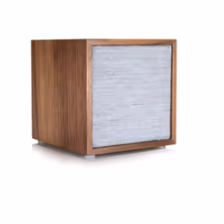 Tivoli Audio CUBE Enceinte portable stéréo Gris, Noyer