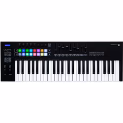 Novation Launchkey 49, 49 touche(s), Boutons, Rotatif, Glissière, Multicolore, Noir, USB, 789 mm