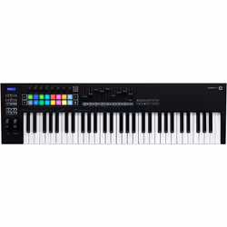 Novation Launchkey 61, 61 touche(s), Boutons, Rotatif, Glissière, Multicolore, Noir, USB, 952 mm