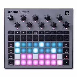 Novation Circuit Rhythm, MIDI, MP3, WAV, Batterie, USB, 4 h, 240 mm, 210 mm, 30 mm