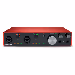 Focusrite SCARLETT 8I6 3RD GENERATION, Bureau, USB, 56 dB, 9 dBu, 3000 Ohm, 24 bits/192 kHz