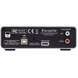 Focusrite iTrack Solo 24 bit 98 kHz Noir