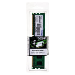 Patriot Memory 4GB PC3-12800 module de mémoire 4 Go 1 x 4 Go DDR3 1600 MHz