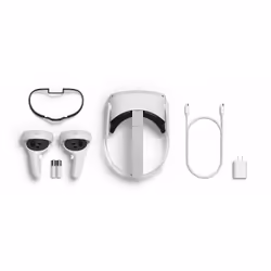 Oculus Quest 2 Casque de visualisation dédié Blanc