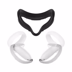 META Pack Actif Quest 2, Interface faciale + sangle de poignet + sangle de poing, Affichage monté sur le casque, Noir, Blanc, ...