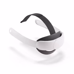 META Sangle Élite Quest 3, Bandeau, Affichage monté sur le casque, Noir, Blanc, META, Meta Quest 3, Tissu, Plastique, Silicon ...