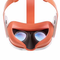 META Protection faciale Quest 3 et sangle de maintien (Orange sanguine) - Vue supplémentaire 4
