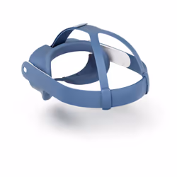 META Protection faciale Quest 3 et sangle de maintien (Bleu primaire)