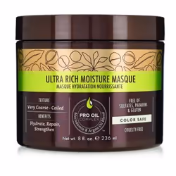Macadamia Ultra Rich Moisture Masque 236ml, 236 ml, Femmes, Cheveux abimés, Cheveux secs, Élasticité, Hydratant, Hydratant, N ...