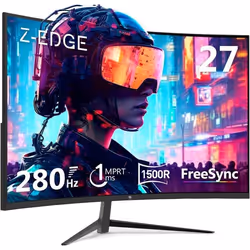 Moniteur Gaming - Z-Edge - 27 Incurvé - 280 Hz - 1ms - FreeSync