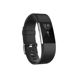 Fitbit Charge 2 OLED Bracelet connecté Noir, Acier inoxydable