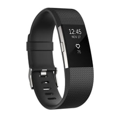 Fitbit Charge 2 OLED Bracelet connecté Noir, Argent