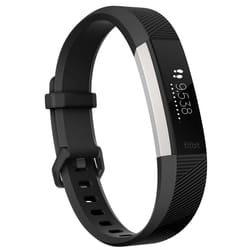 Fitbit Alta HR OLED Bracelet connecté Noir, Acier inoxydable