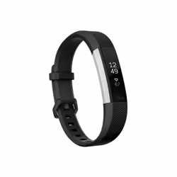 Fitbit Alta HR OLED Bracelet connecté Noir, Acier inoxydable