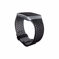 Fitbit FB-164SBBKS, Bande, Tracker d’activité, Noir, Fitbit, Ionic, Aluminium, Élastomère