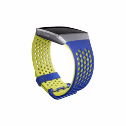 Fitbit FB-164SBBUL, Bande, Tracker d’activité, Bleu, Citron vert, Fitbit, Ionic, Aluminium, Élastomère
