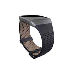 Fitbit FB-164LBNVS Bande Noir Aluminium, Élastomère
