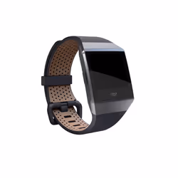 Fitbit FB-164LBNVS Bande Noir Aluminium, Élastomère