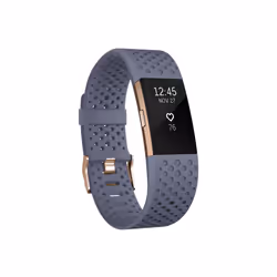 Fitbit Charge 2, Bracelet connecté, OLED, Imperméable, Bleu