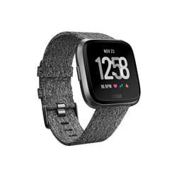 Fitbit Versa Tactile Noir, Gris GPS (satellite)