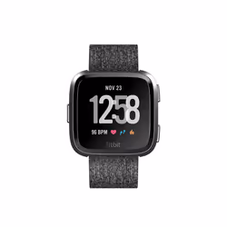 Fitbit Versa Tactile Noir, Gris GPS (satellite)