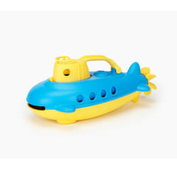 Green Toys Submarine Bâteau de bain Bleu, Jaune