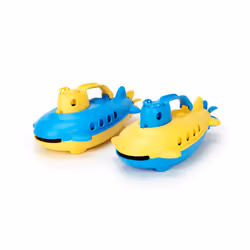 Green Toys Submarine Bâteau de bain Bleu, Jaune