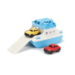 Green Toys Ferry Boat Bâteau de bain Bleu, Blanc
