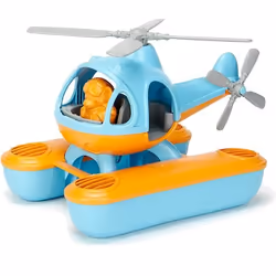 Green Toys Seacopter, Jouet de bain, Garçon/Fille, 2 an(s), Plastique, Bleu, Orange
