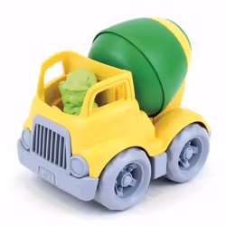 Green Toys GTCMXG1263, Camion-toupie, 2 an(s), Vert, Gris, Jaune